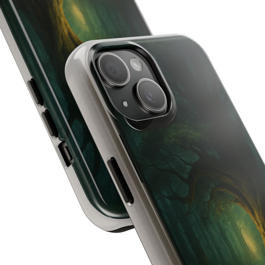 Enchanted Forest Tough Phone Cases, Unique Phone Cover, Nature Lover Gift, Durable Phone Case, Forest Art Protection