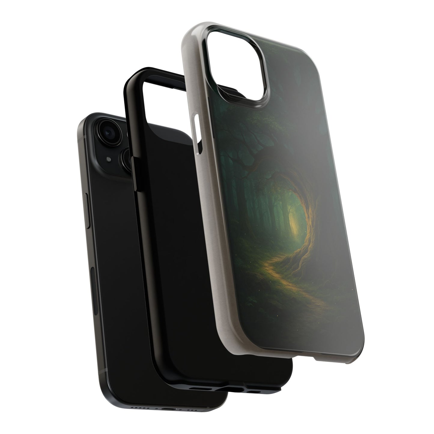 Enchanted Forest Tough Phone Cases, Unique Phone Cover, Nature Lover Gift, Durable Phone Case, Forest Art Protection